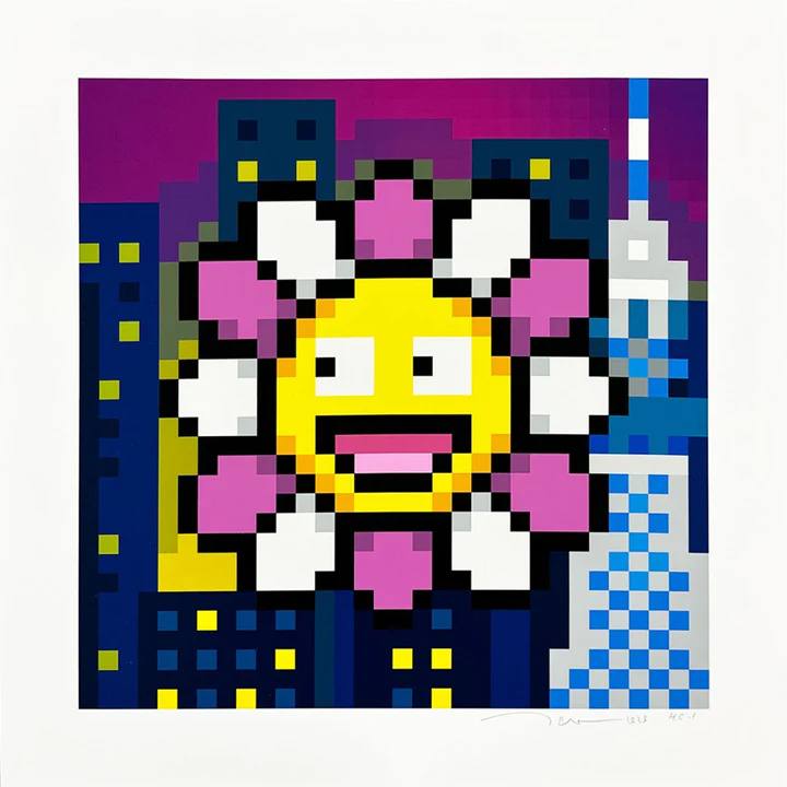 Flowey From Undertale Pixel Art -  Israel