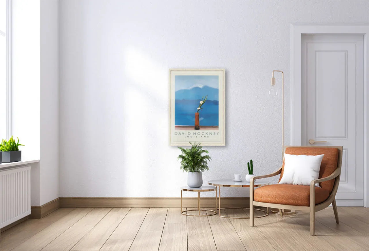 David Hockney - Mt. Fuji and flowers (1972) - Hedonism Gallery