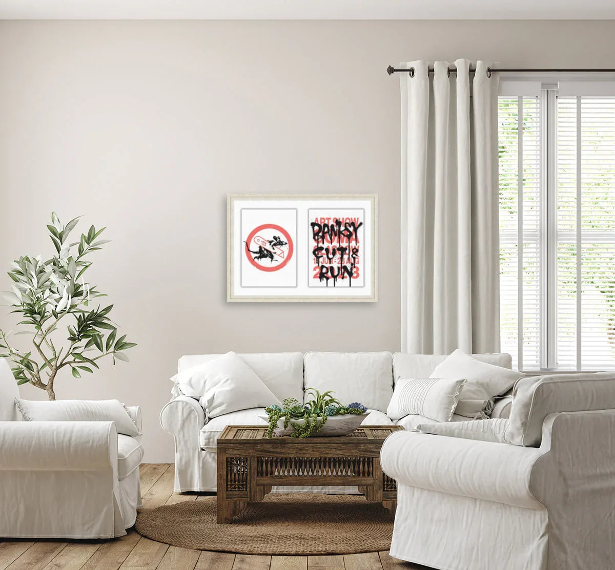 Banksy - 2 Original Posters - Hedonism Gallery