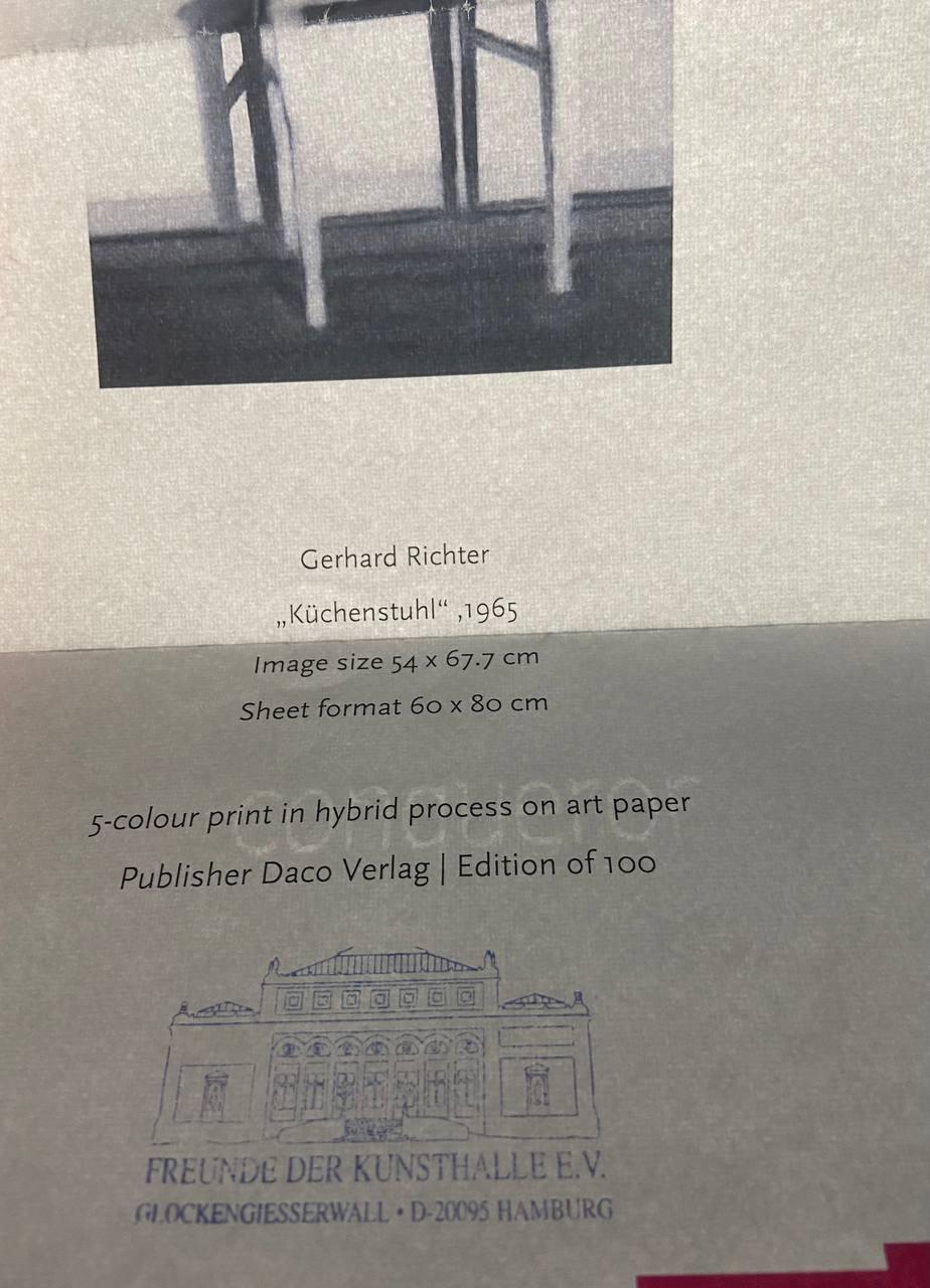 Gerhard Richter - Küchenstuhl (1965) - Hedonism Gallery