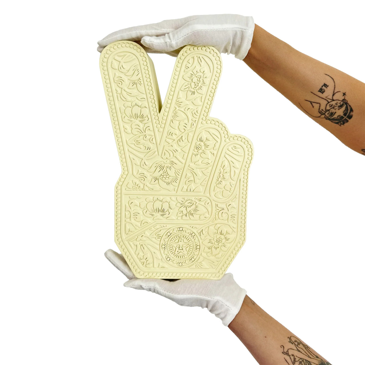 OBEY (Shepard Fairey) - Peace Fingers sculpture – Hedonism Gallery
