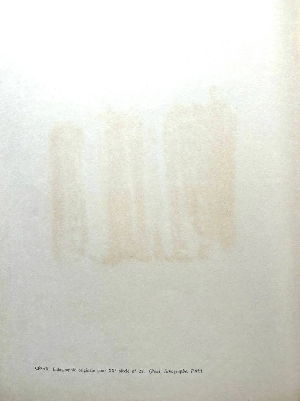 César - Composition (Original lithograph, 1963) - Hedonism Gallery