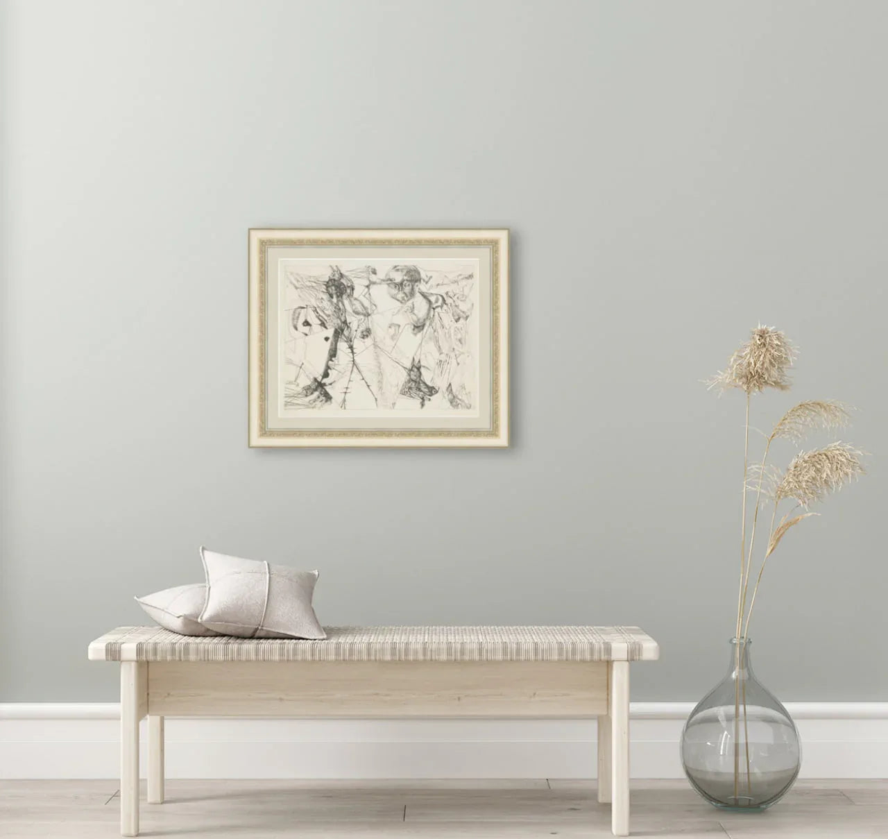 Ernst Neizvestny - To Ivan Petrovich Pavlov, Dedicated (Limited edition, Original etching from the portfolio Hommage aux Prix Nobel, 1974) - Hedonism Gallery