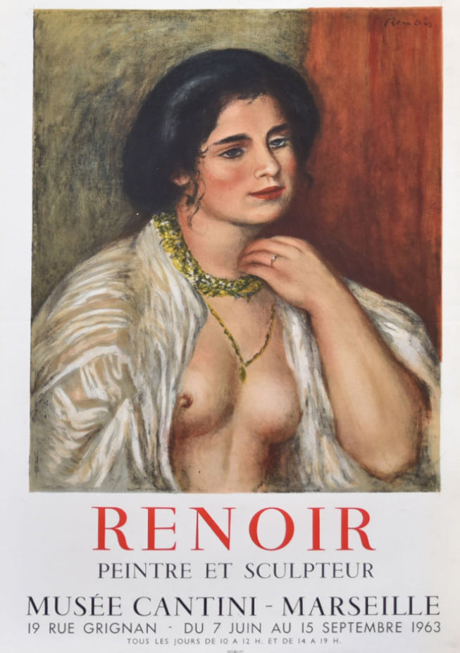 Pierre-Auguste Renoir - Portrait of Gabrielle Renard (1963)
