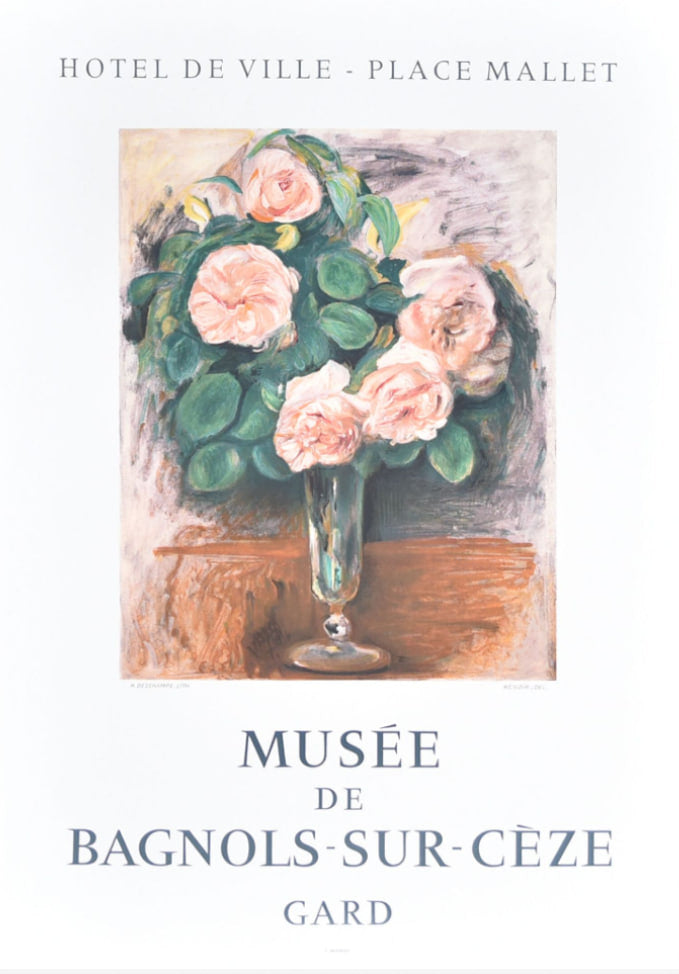 Pierre-Auguste Renoir - Roses dans un Verre (1960s)