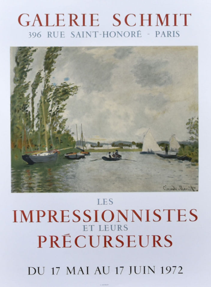 Claude Monet - Le petit bras de la Seine à Argenteuil (1972)