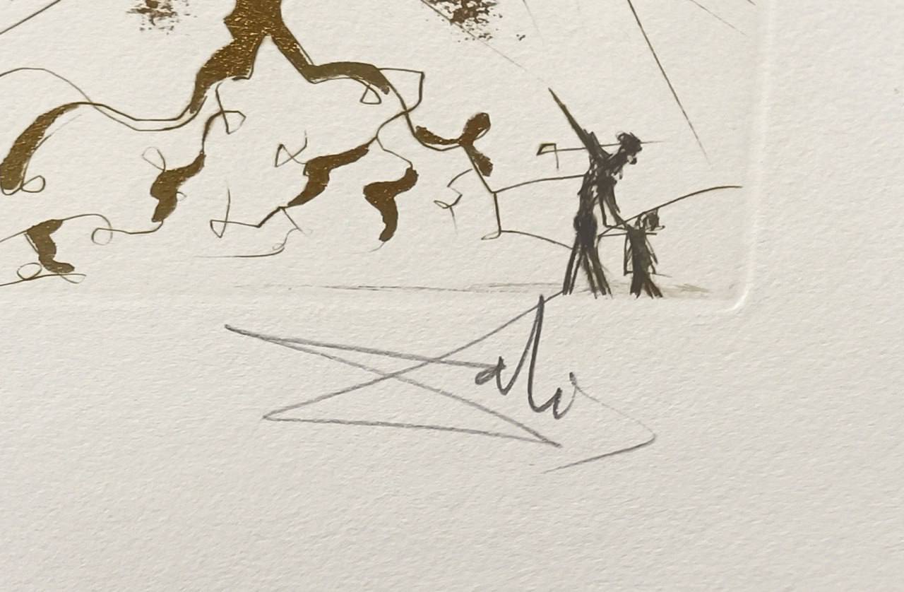 Salvador Dalí - Christmas Card "Star of Bethlehem" (1971)