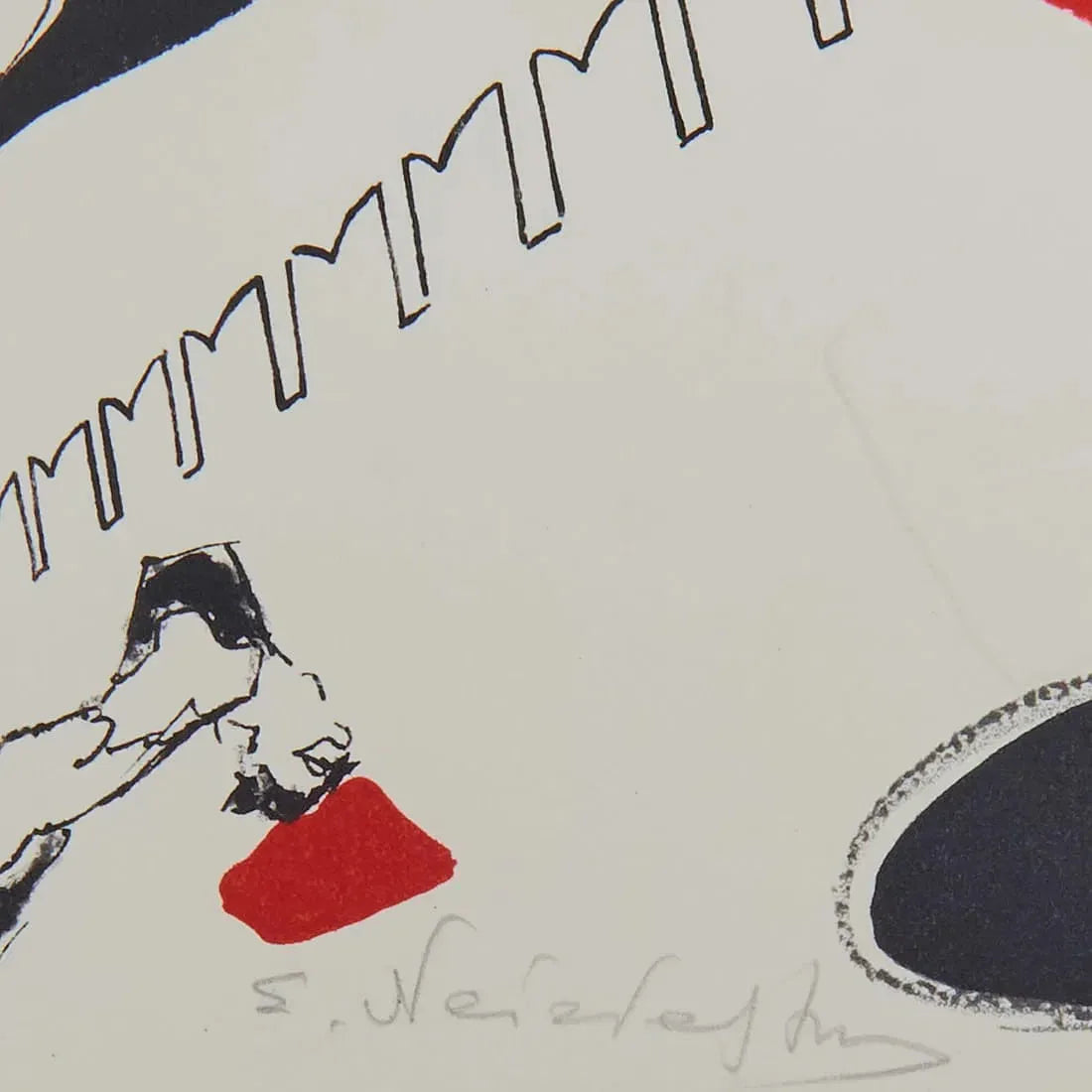 Ernst Neizvestny - Through the Wall: Complete Suite of 5 Lithographs (1990) - Hedonism Gallery