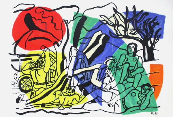 Fernand Léger - La fiesta de campaña (1960) 