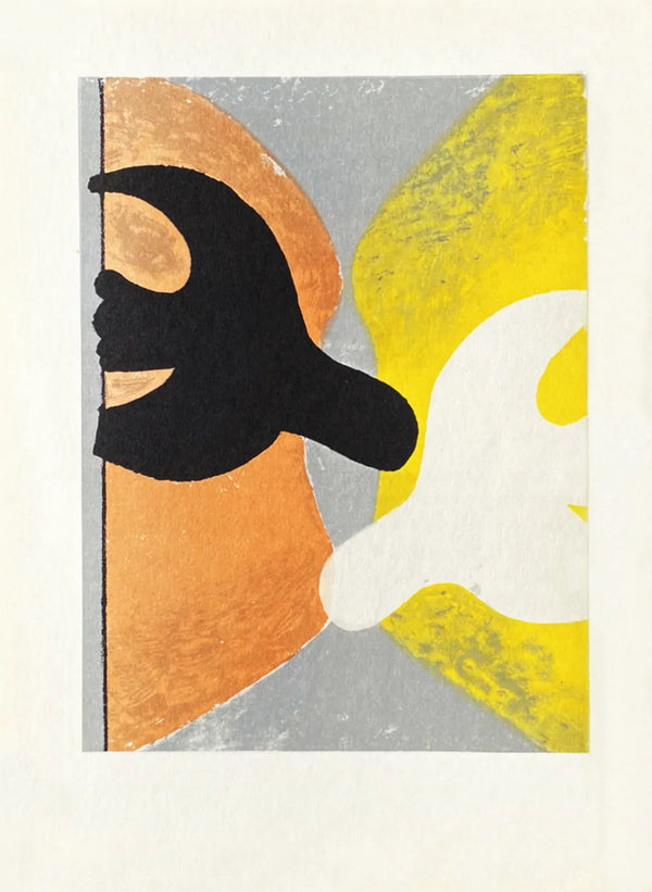 乔治·布拉克 (Georges Braque) - Couple d'oiseaux (1959) 