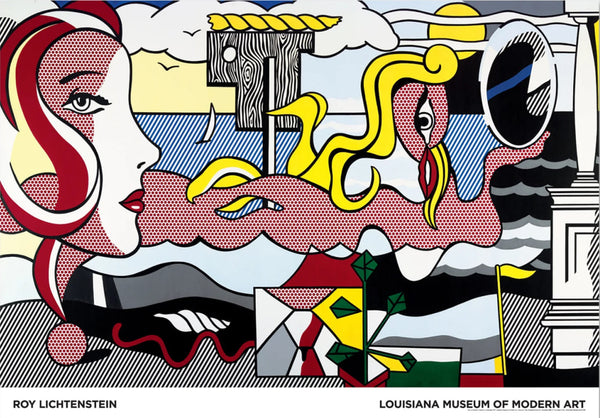 Roy Lichtenstein – Figuras en el paisaje (1977)