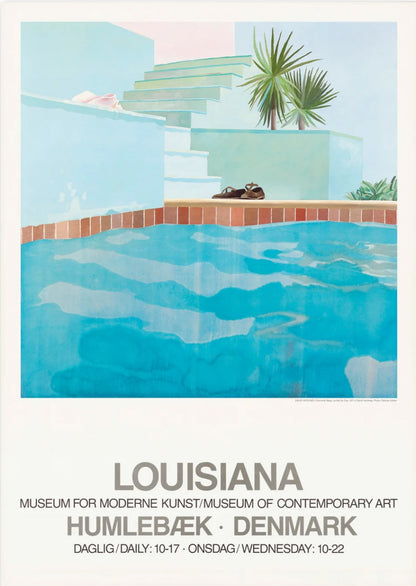 David Hockney – Pool and Steps (1971) - David Hockney, Poster - Hedonism Gallery
