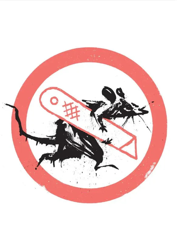 Banksy - Original Rat Poster - Hedonism Gallery