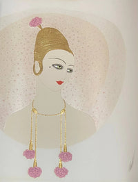 Erté (Romain de Tirtoff) - Carnations (Limited edition, hand-signed by Erté, Original Serigraph, 1987) - Hedonism Gallery