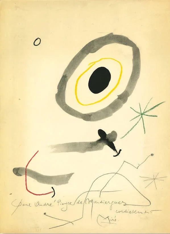 Joan Miro - Quelques Fleurs pour des Amis: Pour André Pieyre de Mandiargues (1964) - Hedonism Gallery