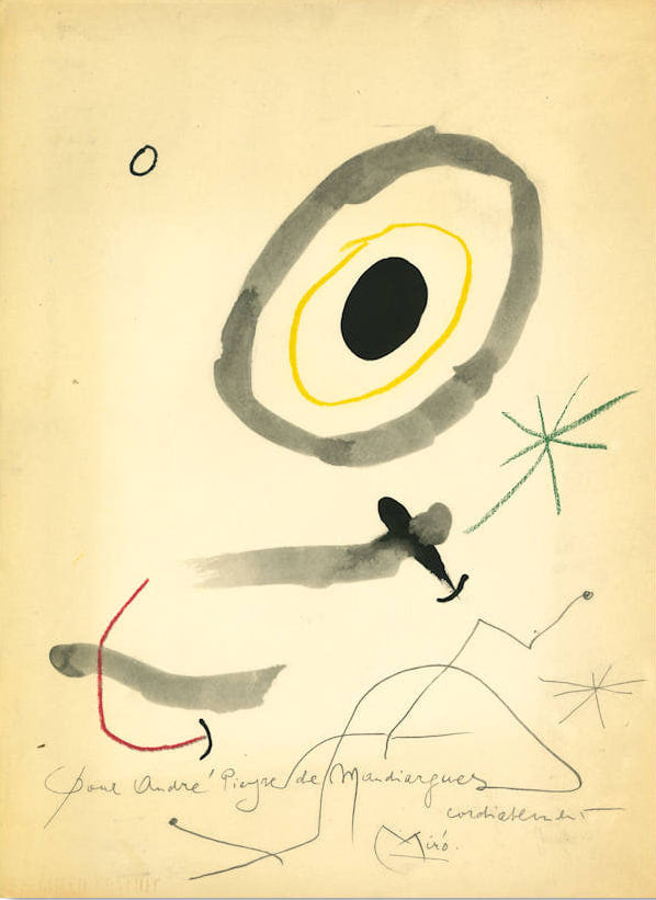 Joan Miró - Quelques Fleurs pour des Amis: Pour André Pieyre de Mandiargues (1964)