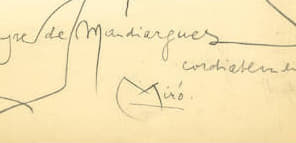 Joan Miro - Quelques Fleurs pour des Amis: Pour André Pieyre de Mandiargues (1964)