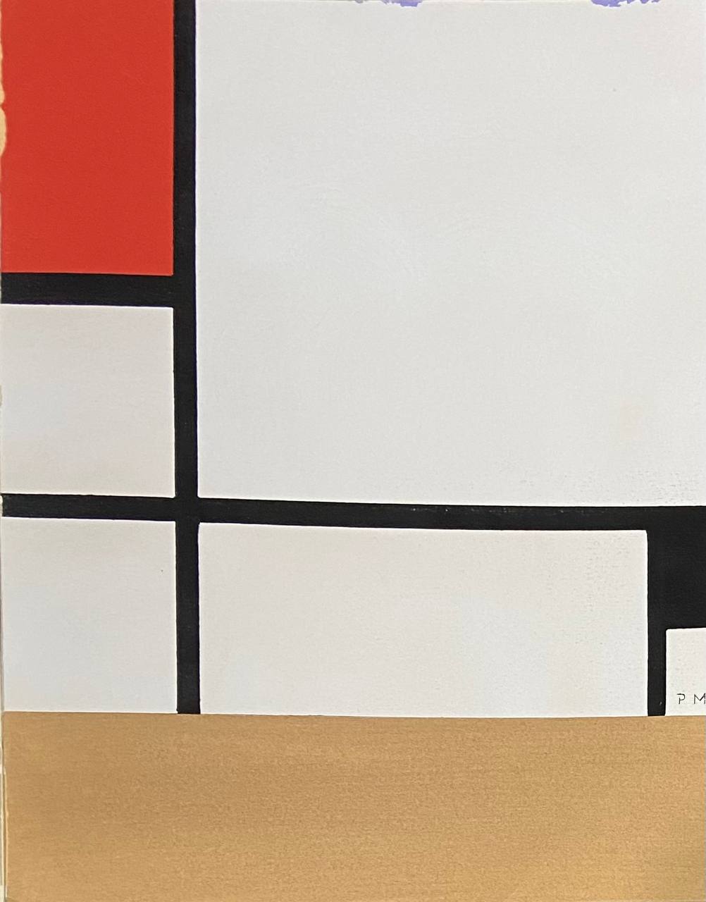 Piet Mondrian - Composition (1957) - Piet Mondrian, Pochoir - Hedonism Gallery