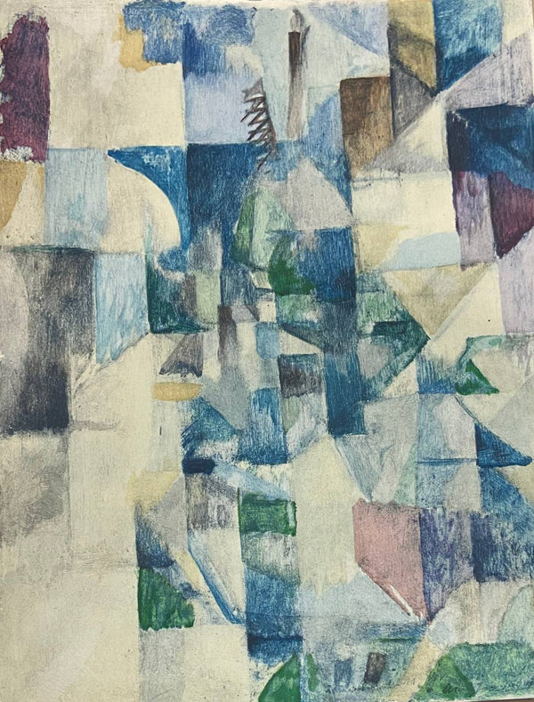 罗伯特·德劳奈 (Robert Delaunay) - La fenêtre no. 2 (1957)