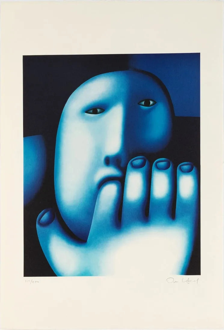 Oleg Tselkov - Baby (1992) - Lithograph, Oleg Tselkov - Hedonism Gallery
