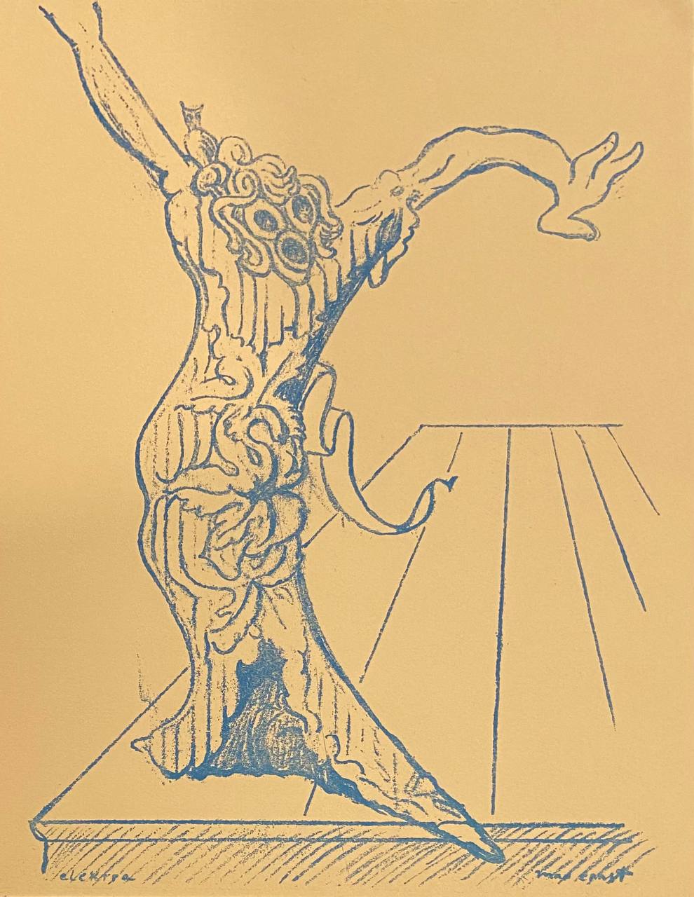 Max Ernst - Elektra (1959) - Max Ernst, Woodcut - Hedonism Gallery