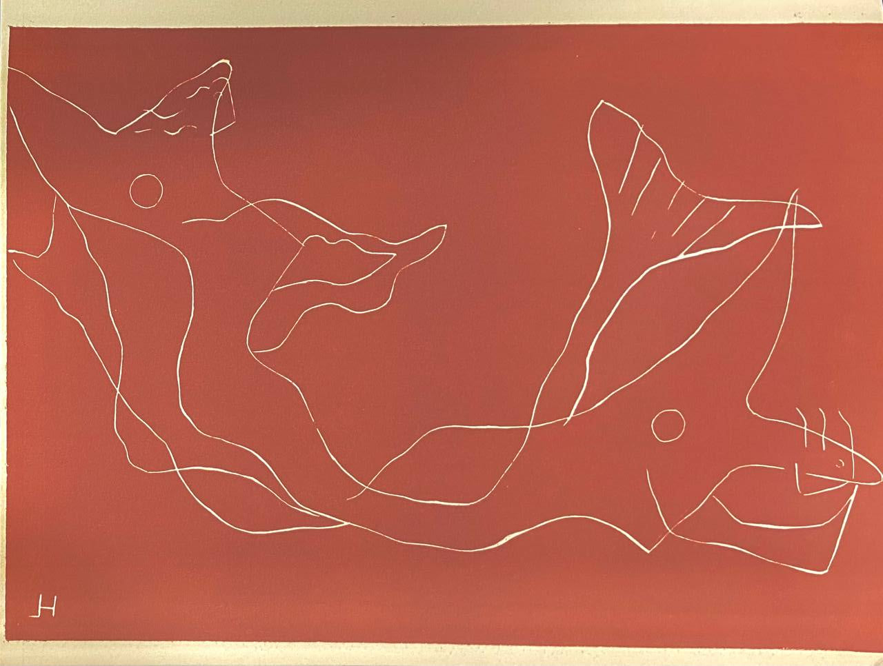 Henri Laurens - Deux Sirènes (1959) - Henri Laurens, Linocut - Hedonism Gallery