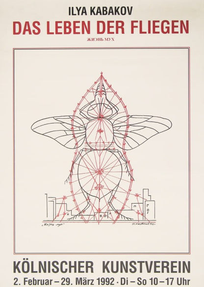 Ilya Kabakov - The Life of flies (1992) - Poster - Hedonism Gallery
