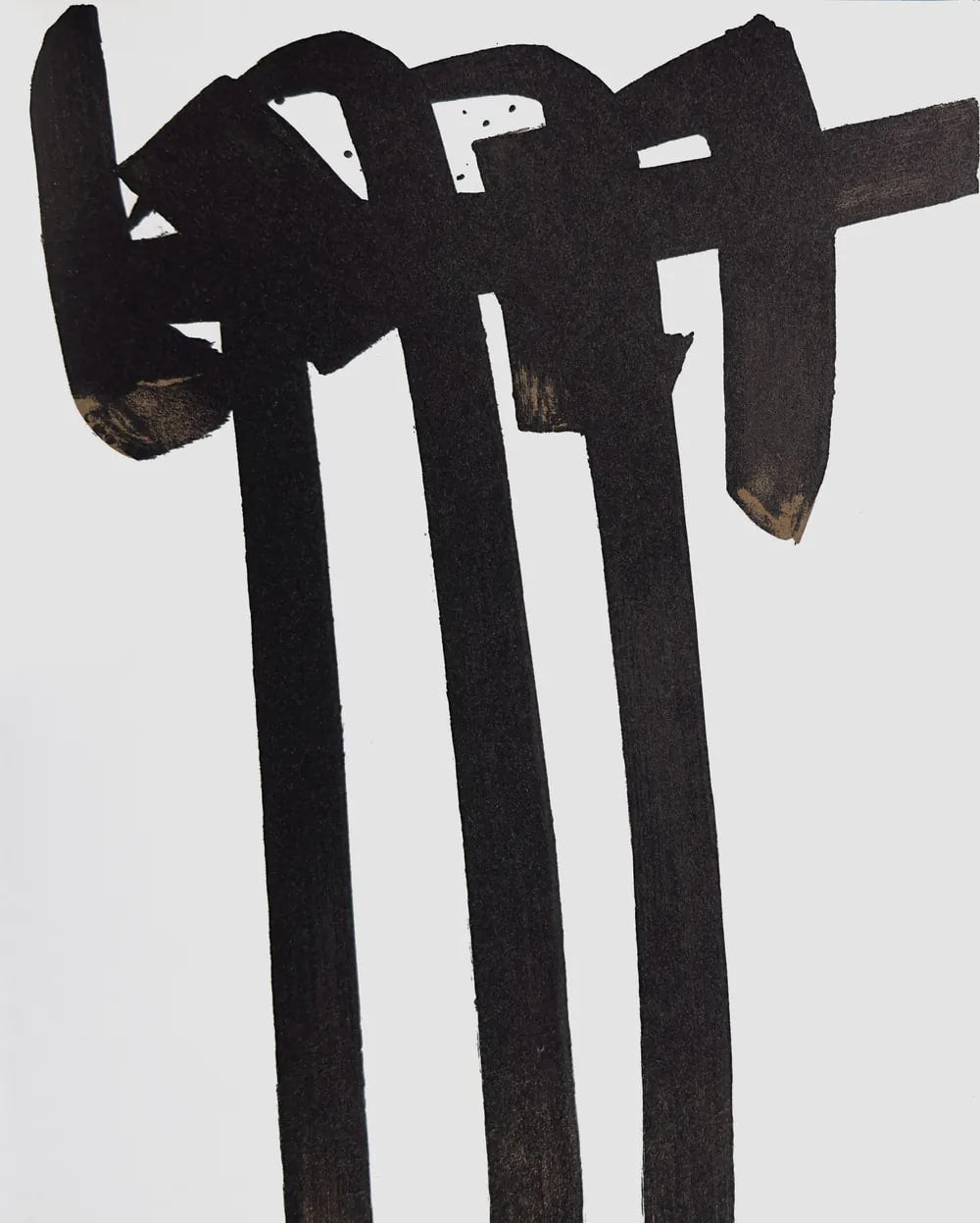 Pierre Soulages - Lithographie n°28 (1970)