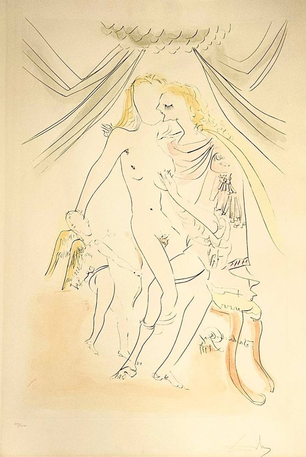 Salvador Dalí - Vénus, Mars et Cupidon (1971)