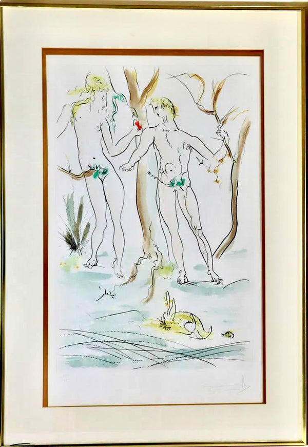 Salvador Dalí - Adam et Eve (1971)