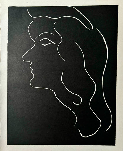 Henri Matisse - Signed Book ed. 10/49 with original Lithograph + Woodcut Pierre à feu / Les miroirs profonds (1947)