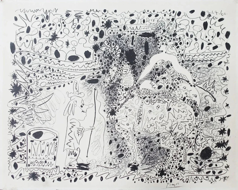 Pablo Picasso - L’Écuyère: The Horsewoman (Original lithograph, 1960) - Hedonism Gallery