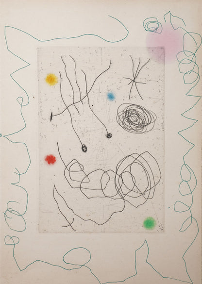 Joan Miró – La chouette et l’escargot (The Owl and the Snail), 1964