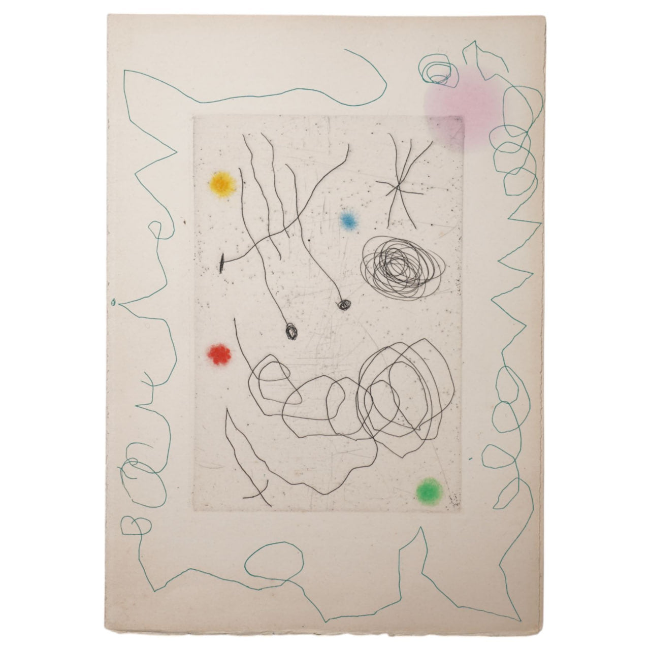 Joan Miró – La chouette et l’escargot (The Owl and the Snail), 1964