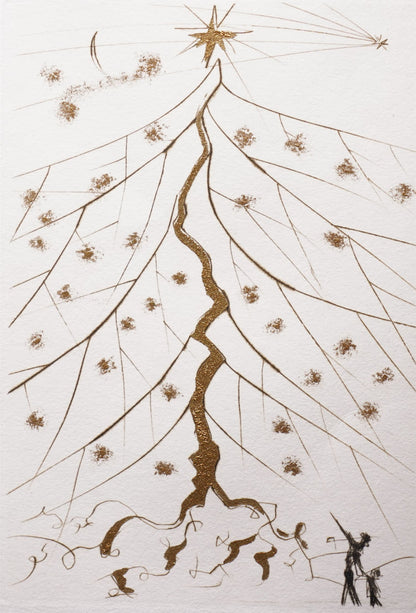 Salvador Dalí - Christmas Card "Star of Bethlehem" (1971)