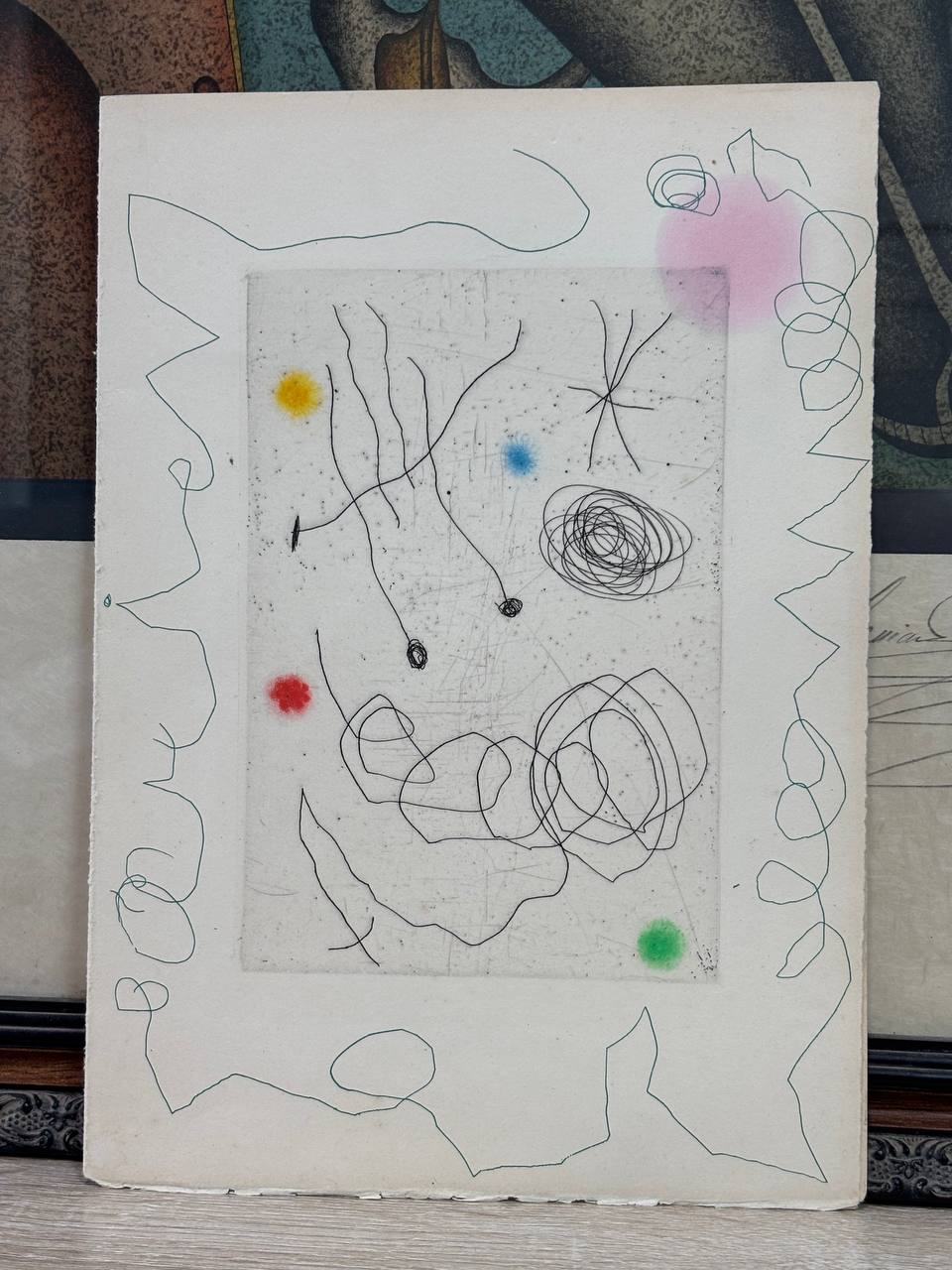 Joan Miró – La chouette et l’escargot (The Owl and the Snail), 1964