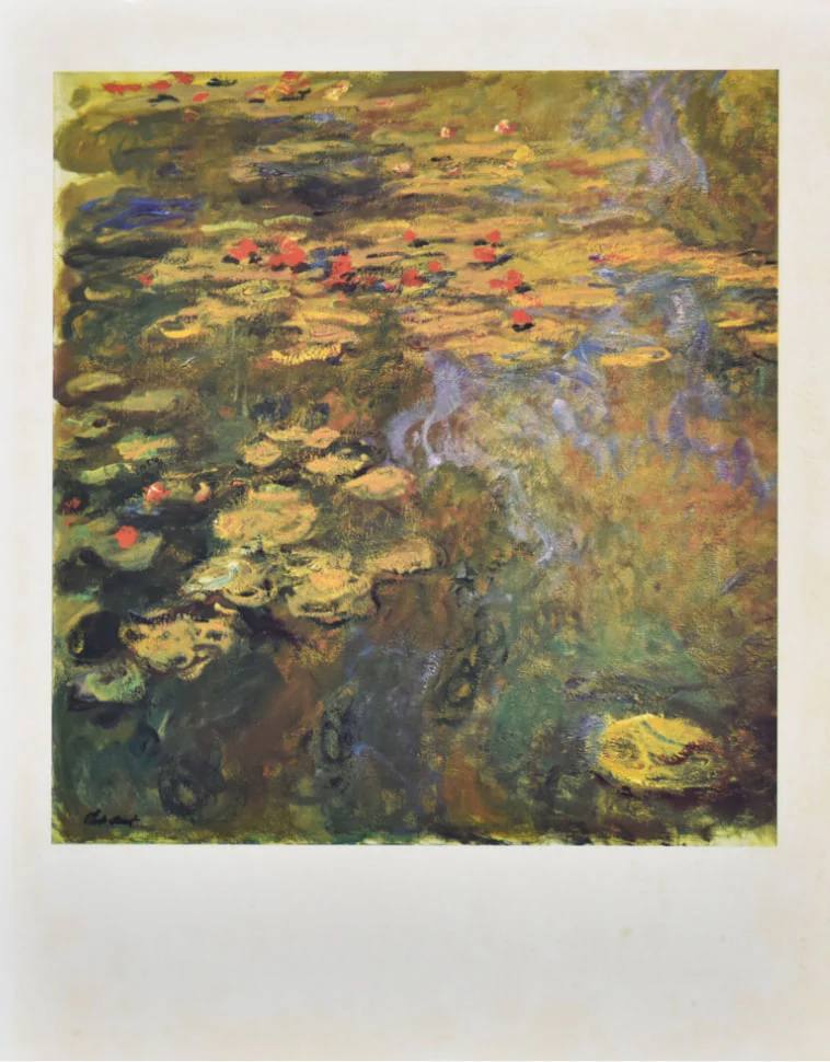 Claude Monet - Le Bassin aux Nymphéas (Mourlot lithograph, 1972)