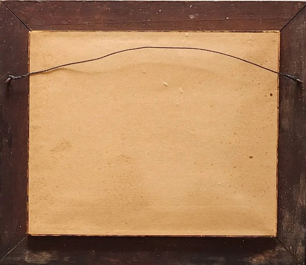 Alexandre Benois - Interior with Golden Curtains (Watercolor on Paper), 1948