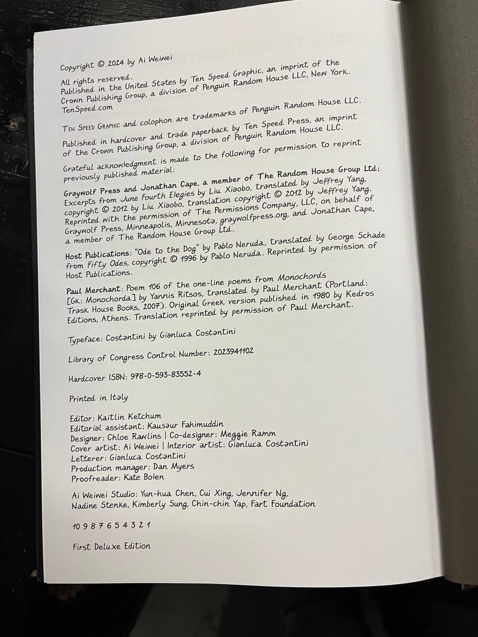 Ai Weiwei - Deluxe Edition Signed Art Print "Zodiac" (2024)