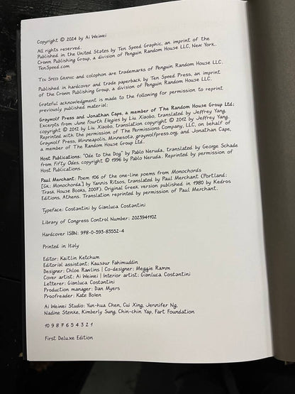 Ai Weiwei - Deluxe Edition Signed Art Print "Zodiac" (2024)