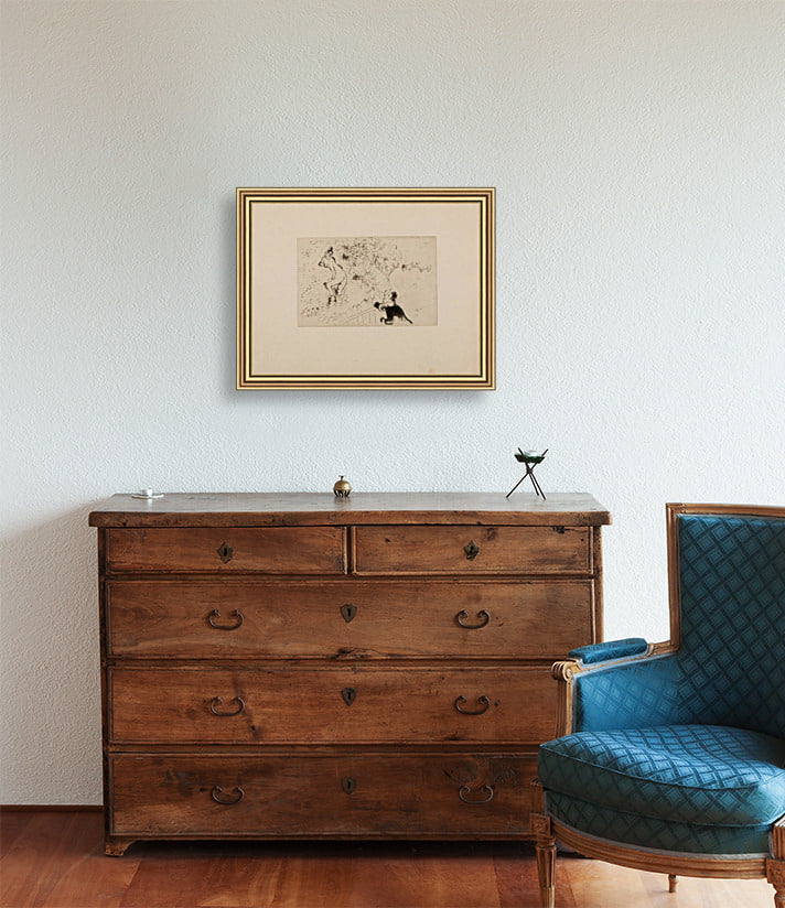 Marc Chagall - Desire III. Les sept Péchés capitaux (The Seven Deadly Sins), 1925