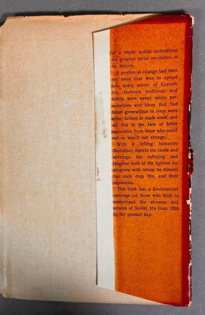 Mikhail Sholokhov - Virgin Soil Upturned, signed and inscribed by the author, 1959