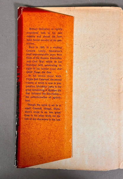 Mikhail Sholokhov - Virgin Soil Upturned, signed and inscribed by the author, 1959