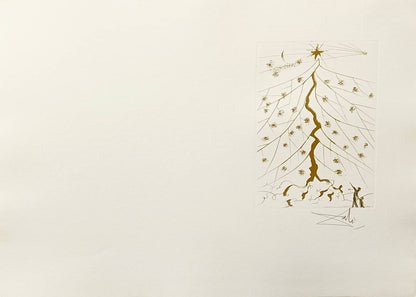 Salvador Dalí - Christmas Card "Star of Bethlehem" (1971)