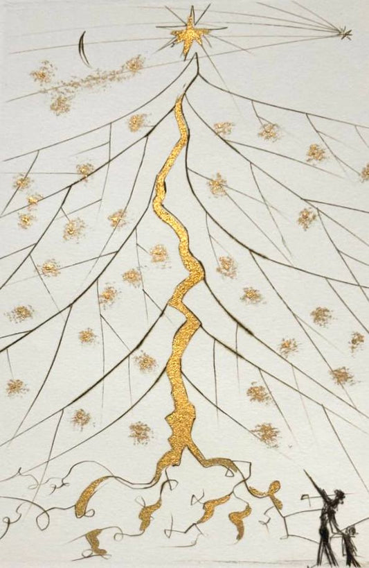 Salvador Dalí - Christmas Card "Star of Bethlehem" (1971)