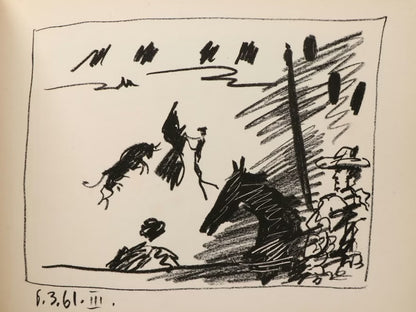 Pablo Picasso - "Picasso: Toreros" with four original lithographs (1961)