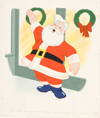 Walt Disney Studio - Mickey Mouse Goes Christmas Shopping Original Drawings (1953)