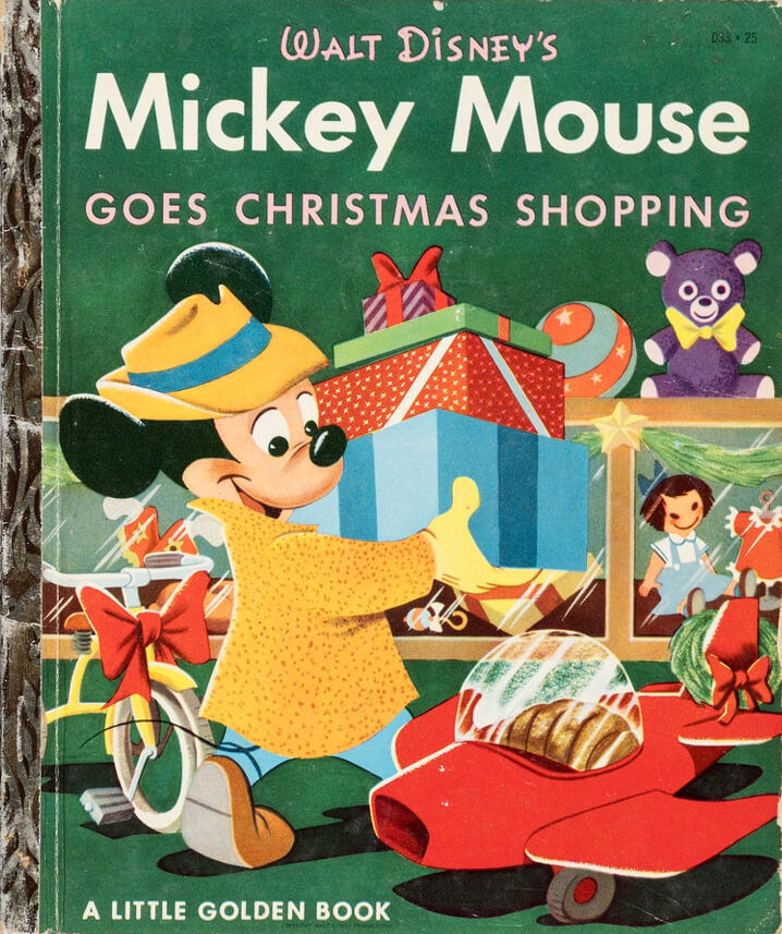 Walt Disney Studio - Mickey Mouse Goes Christmas Shopping Original Drawings (1953)