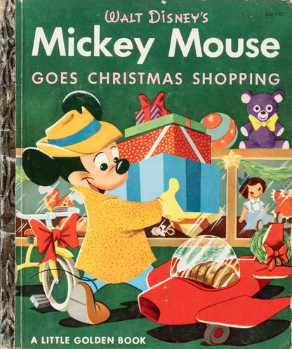 Walt Disney Studio - Mickey Mouse Goes Christmas Shopping Original Drawings (1953)