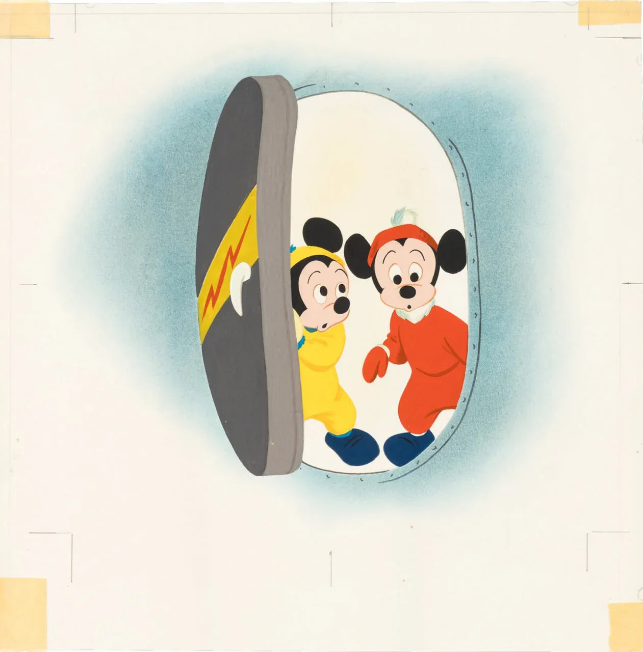 Walt Disney Studio - Mickey Mouse Goes Christmas Shopping Original